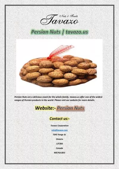 Persian Nuts | tavazo.us