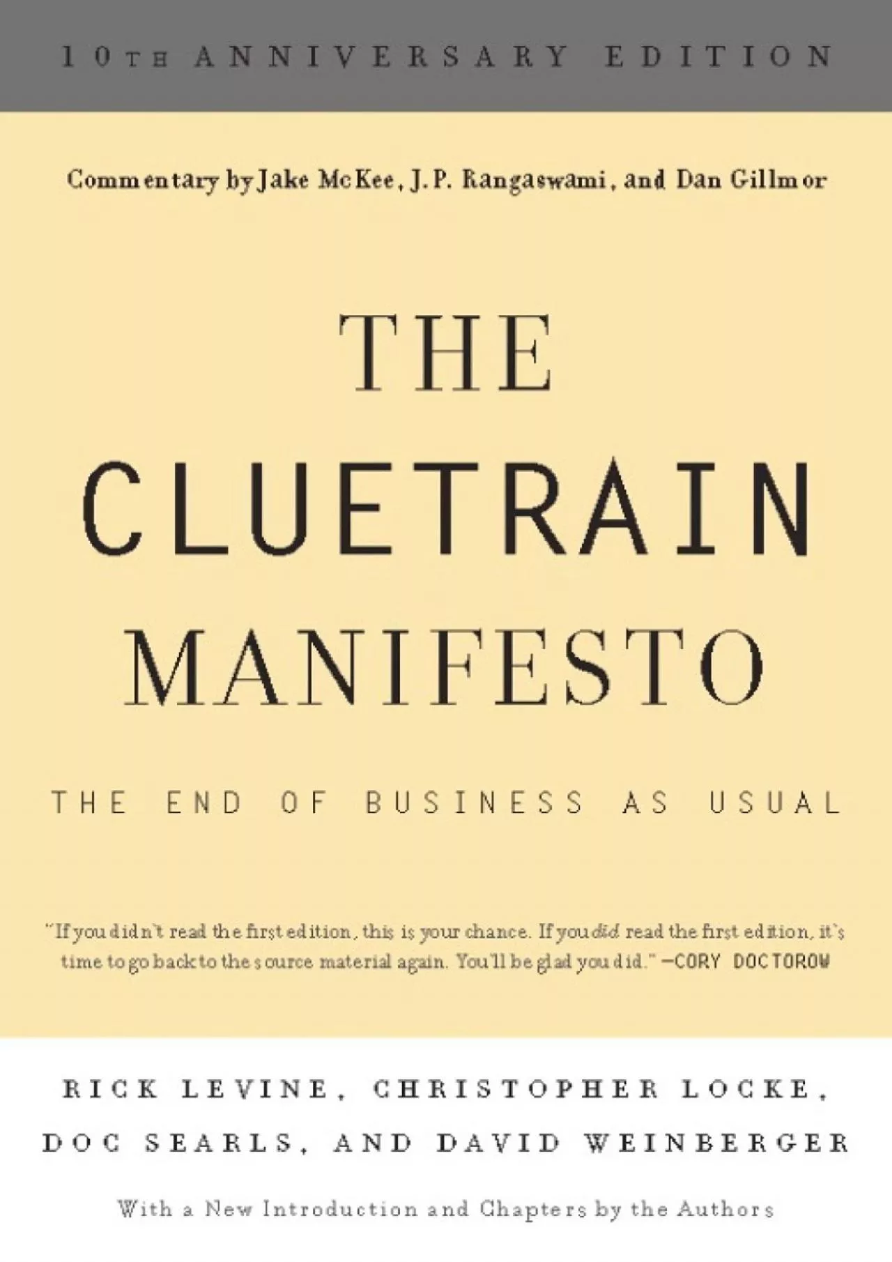 PDF-The Cluetrain Manifesto 0th Anniversary Edition