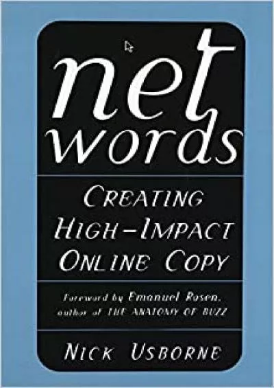 Net Words Creating HighImpact Online Copy