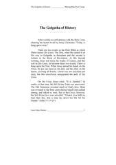 The Golgotha of History ______________ Metropolitan Paul Yazigi
