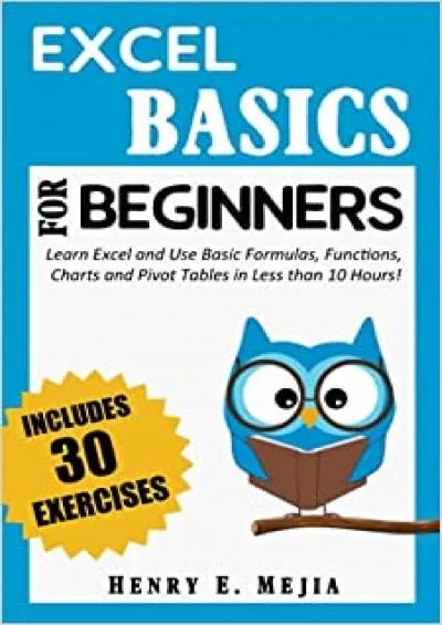 EXCEL BASICS FOR BEGINNERS: Learn Excel and Use Basic Formulas, Functions, Charts and Pivot Tables in Less Than 10 Hours! (Excel For Beginners)