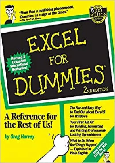 Excel For Dummies