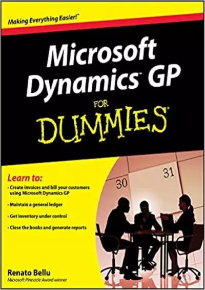 Microsoft Dynamics GP For Dummies