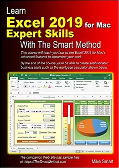 Learn Excel 2019 for Mac Expert Skills with The Smart Method: Tutorial teaching Advanced