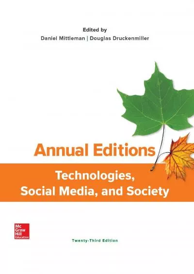 Annual Editions: Technologies, Social Media, and Society (Annual Editions Computers in