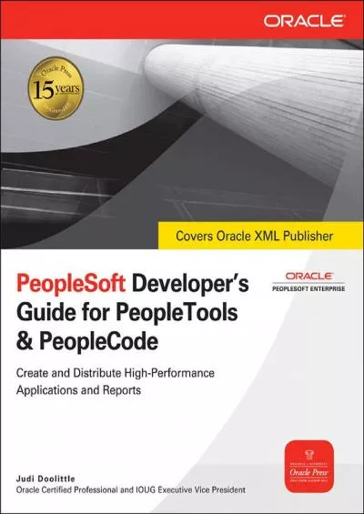 PeopleSoft Developer\'s Guide for PeopleTools and PeopleCode