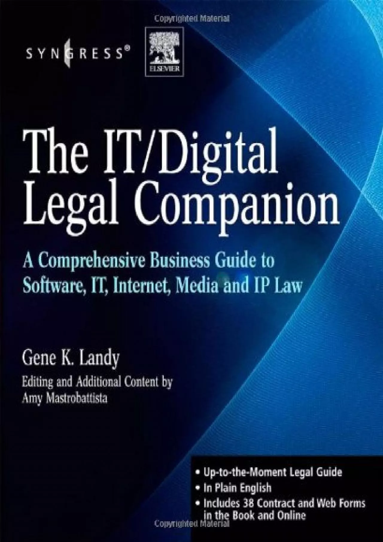 PDF-The IT / Digital Legal Companion: A Comprehensive Business Guide to Software, IT, Internet,