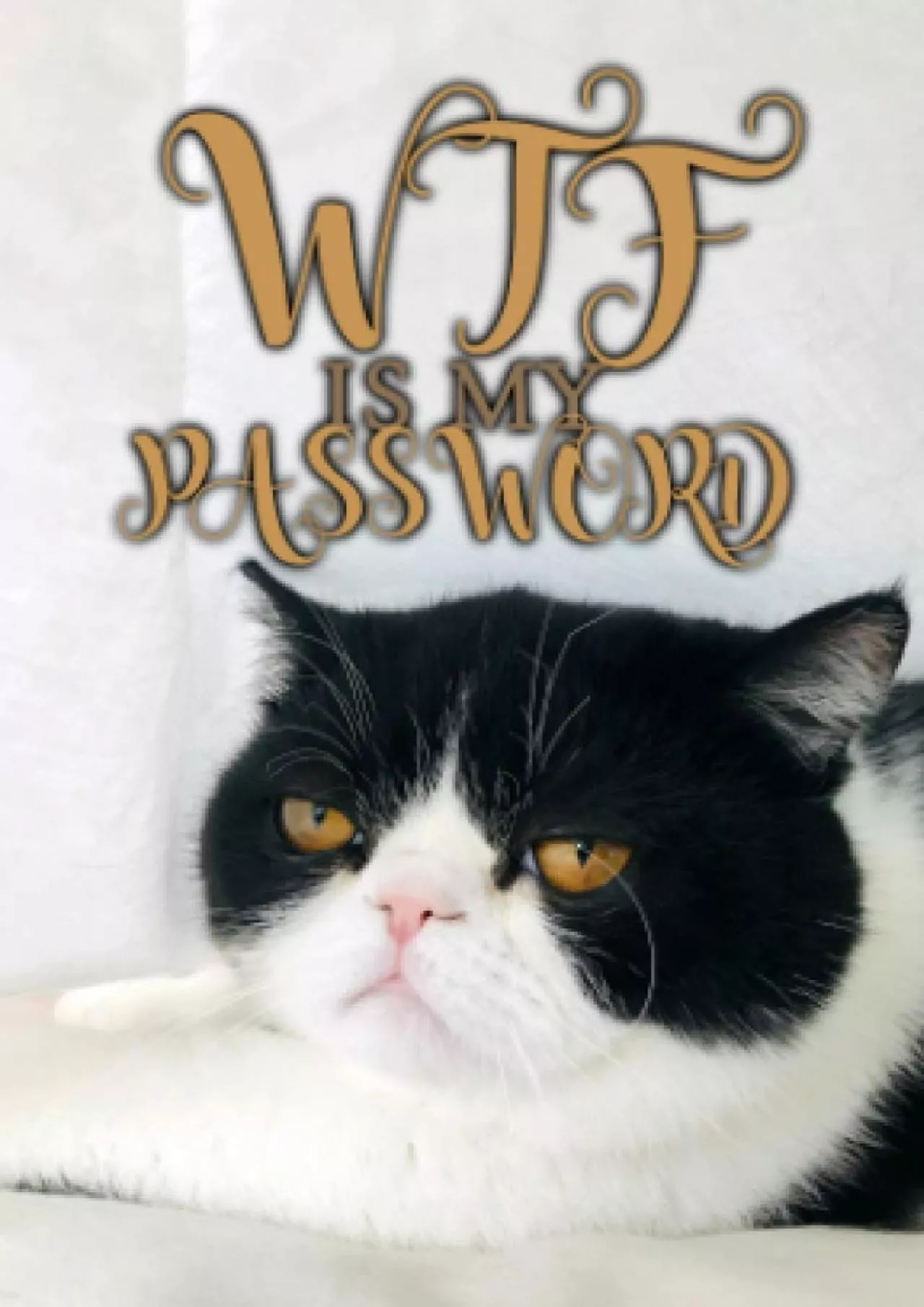 WTF Is My Password: WTF Is My Password Book, Purse Size (4x6 Inches), Internet Password