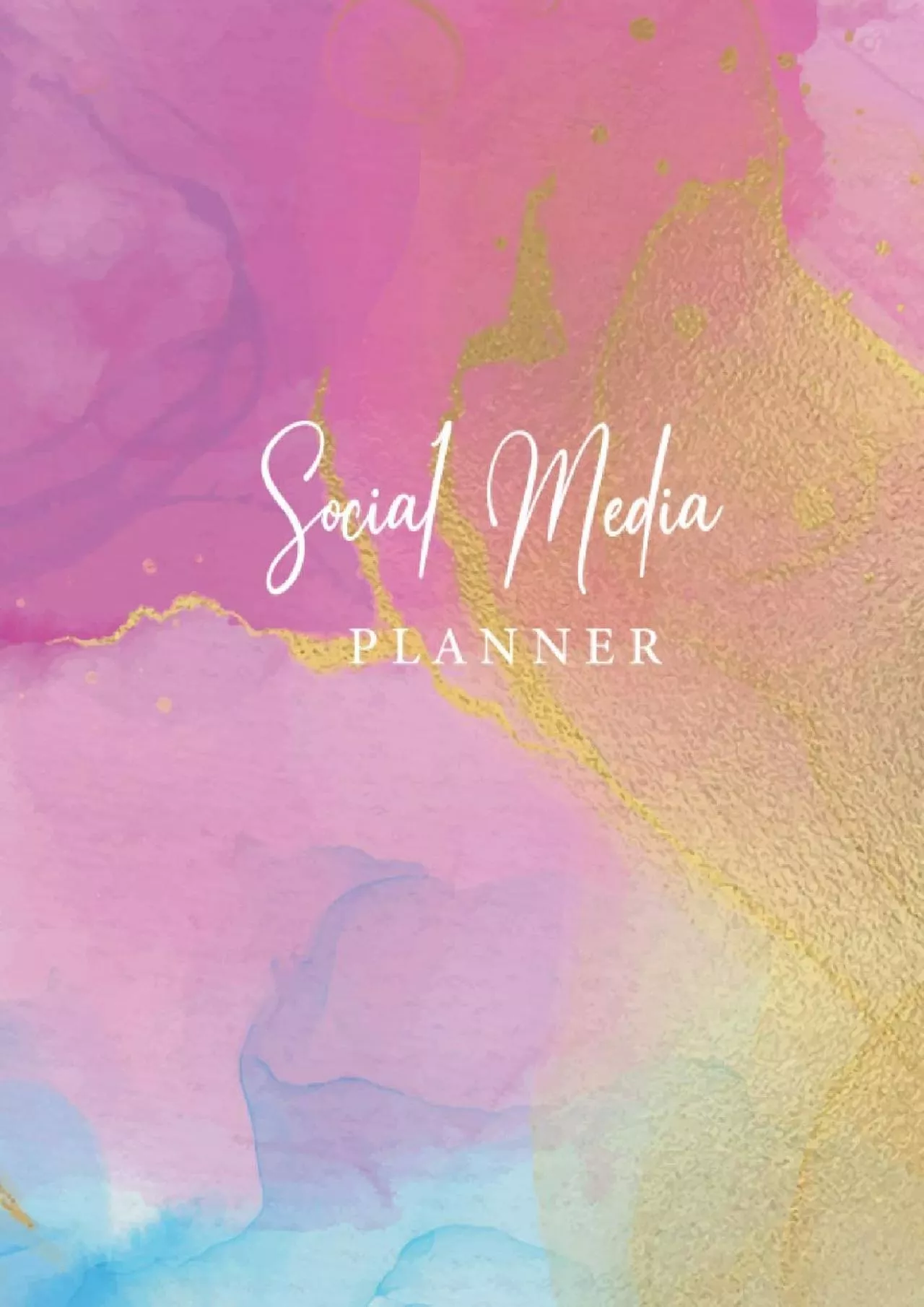 Social Media Planner: Social Media Planner to organize all your Social Media posts, social