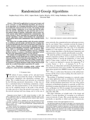 IEEETRANSACTIONSONINFORMATIONTHEORY,VOL.52,NO.6,JUNE2006RandomizedGoss