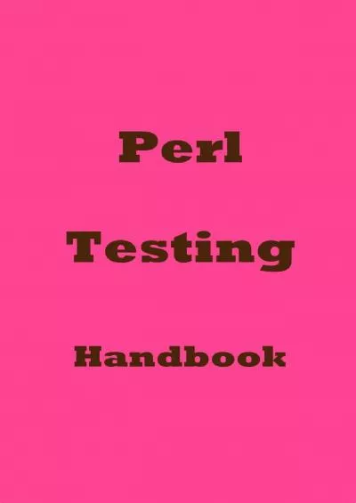 [eBOOK]-Perl Testing Handbook (Japanese Edition)