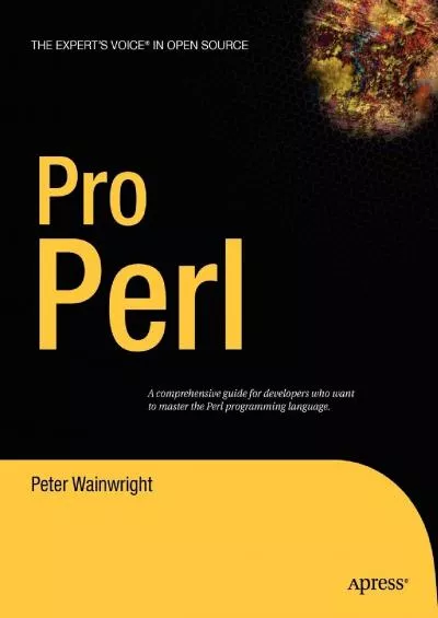 [FREE]-Pro Perl