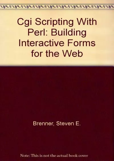 [DOWLOAD]-Cgi Scripting With Perl Building Interactive Forms for the Web