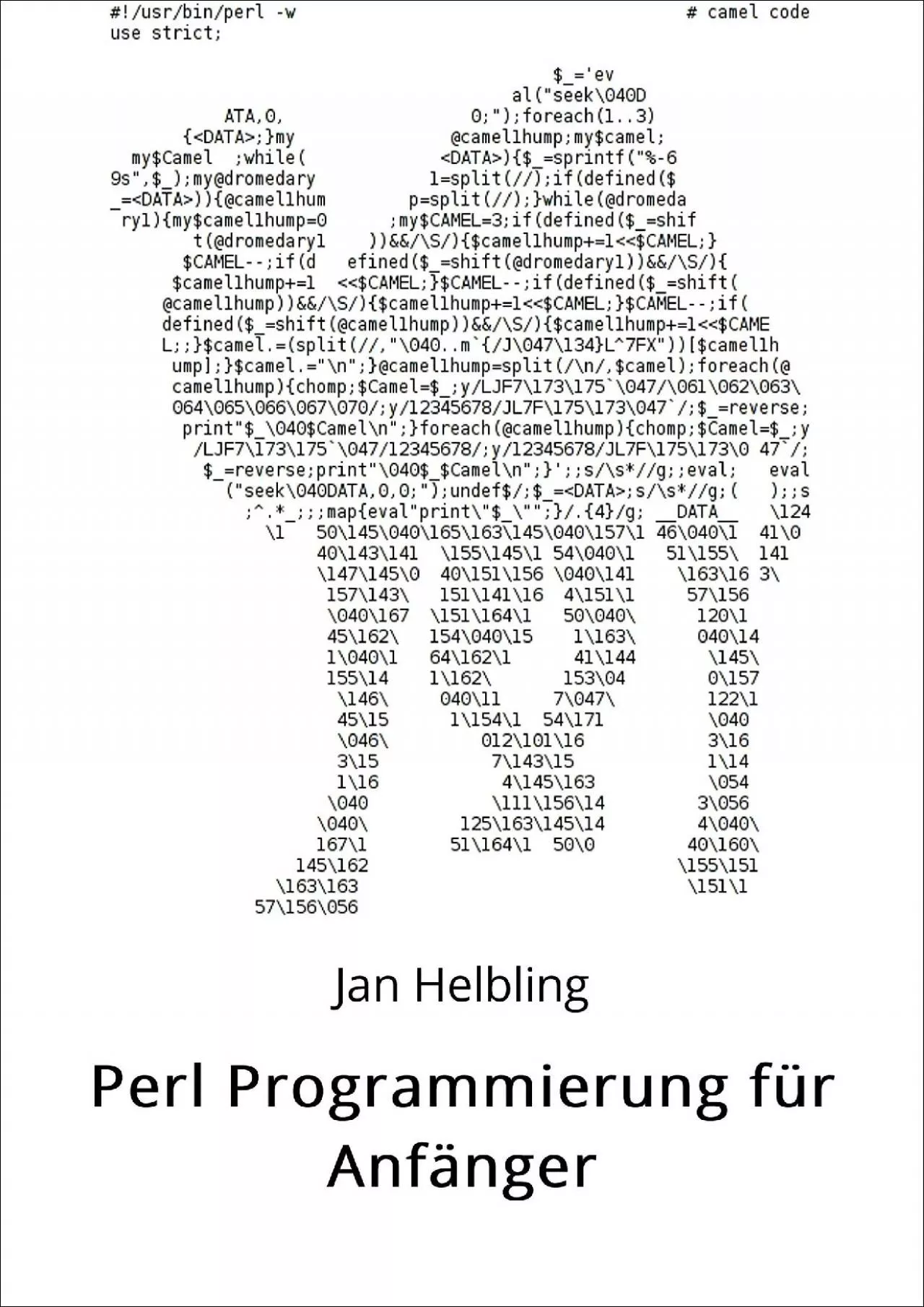 PDF-[READ]-Perl Programmierung für Anfänger (German Edition)