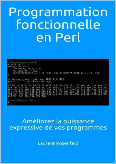 [READING BOOK]-Programmation fonctionnelle en Perl Améliorez la puissance expressive de vos programmes (French Edition)
