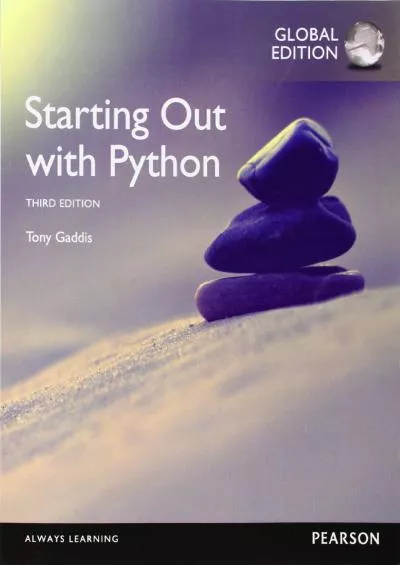 [FREE]-Starting Out with Python, Global Edition