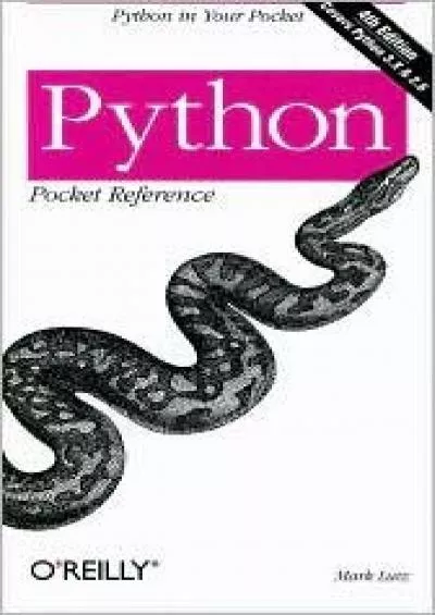 [eBOOK]-Python Pocket Reference 4th (forth) edition Text Only