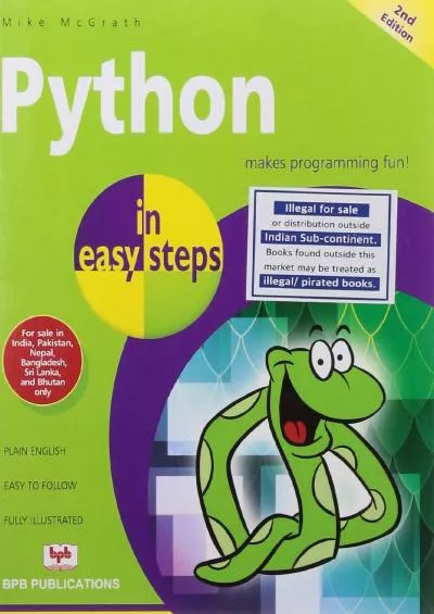 [DOWLOAD]-Python In Easy Steps