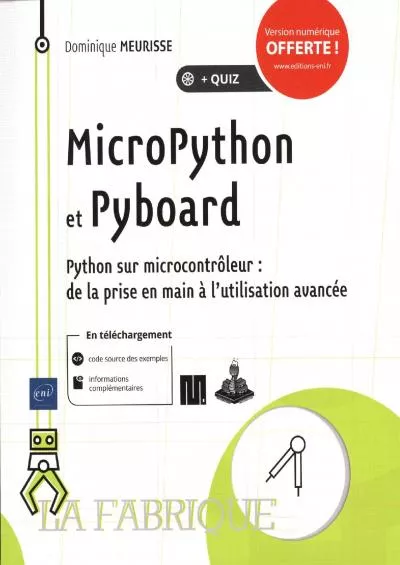 [READING BOOK]-MicroPython et Pyboard Python sur microcontrôleur  de la prise en main