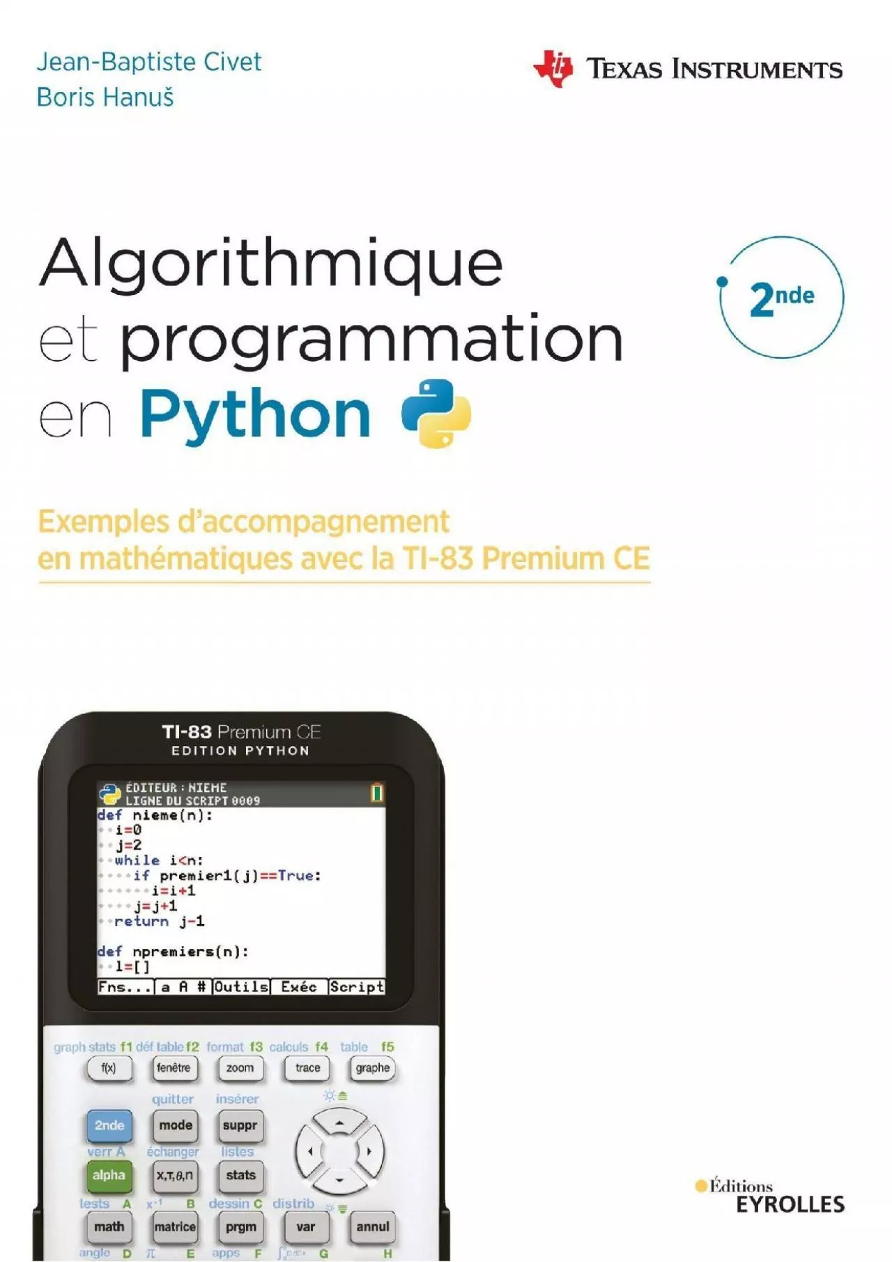 PDF-[DOWLOAD]-Algorithmique et programmation en Python Exemples d\'accompagnement en mathématiques