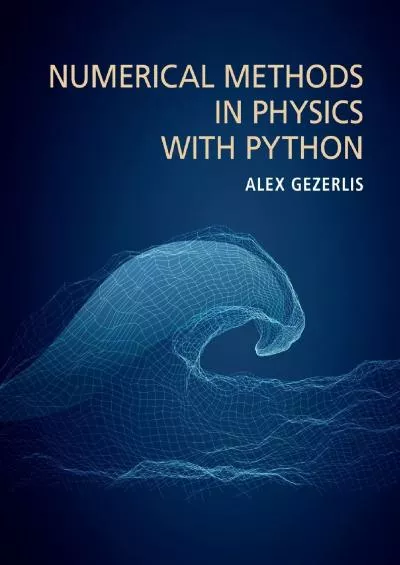 [READ]-Numerical Methods in Physics with Python