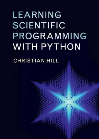 [READING BOOK]-Learning Scientific Programming with Python