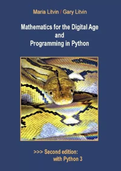 [eBOOK]-Mathematics for the Digital Age and Programming in Python