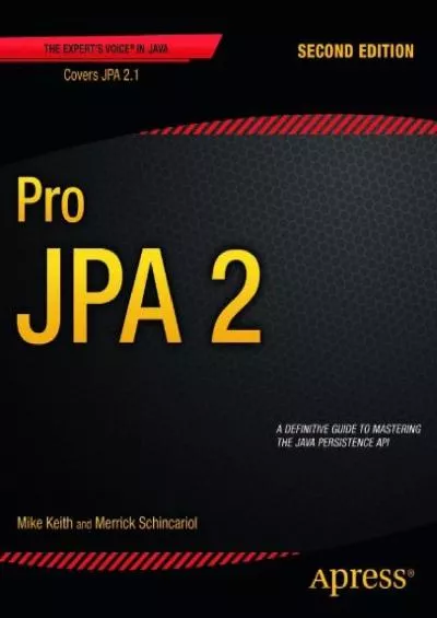[BEST]-Pro JPA 2 (Expert\'s Voice in Java)
