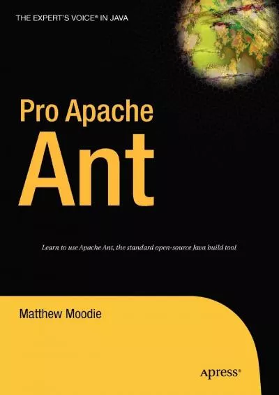 [eBOOK]-Pro Apache Ant (Expert\'s Voice in Java)