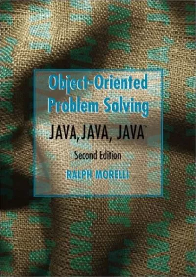 [READING BOOK]-Java, Java, Java Object-Oriented Problem Solving (2nd Edition)