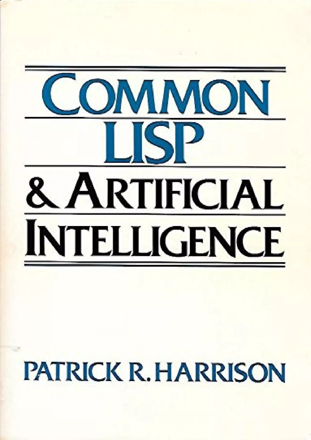 PDF-[BEST]-Common Lisp and Artificial Intelligence