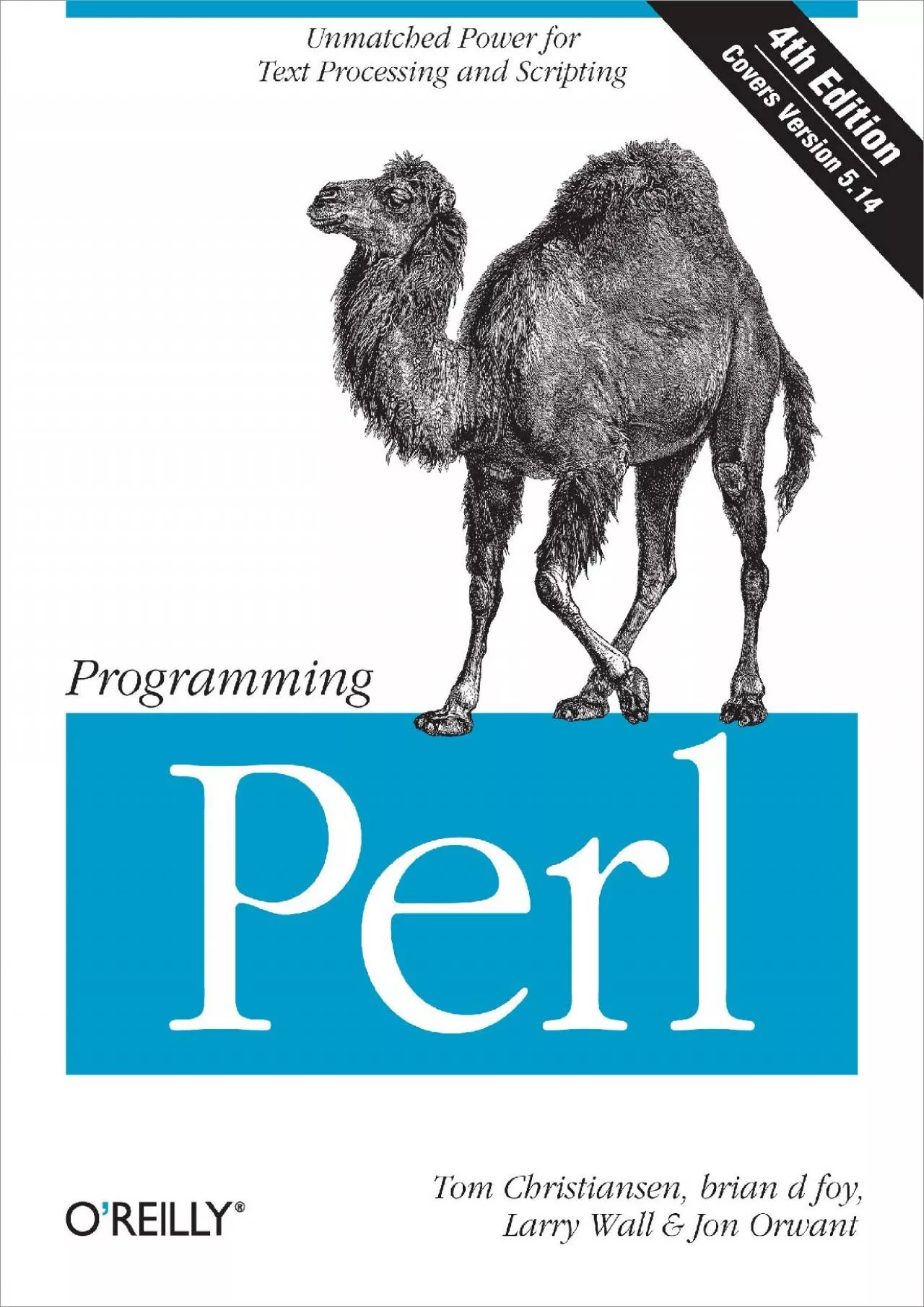 PDF-[BEST]-Programming Perl Unmatched power for text processing and scripting