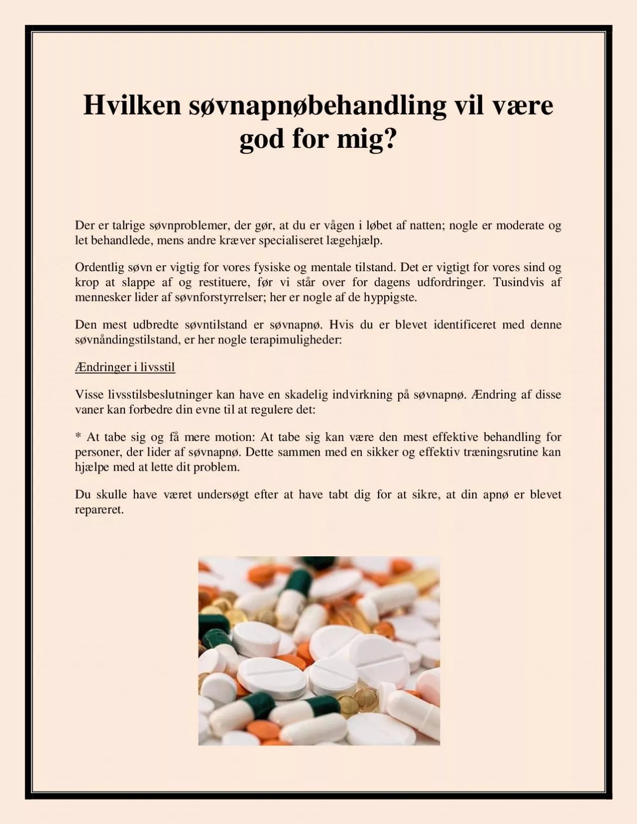 PDF-Hvilken søvnapnøbehandling vil være god for mig?