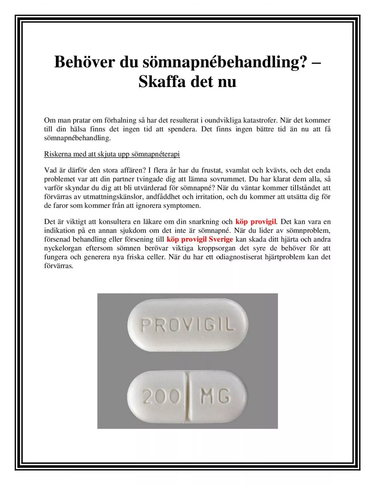 PDF-Behöver du sömnapnébehandling? – Skaffa det nu