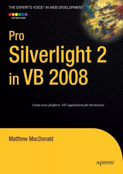 [READ]-Pro Silverlight 2 in VB 2008 (Expert\'s Voice in Web Development)