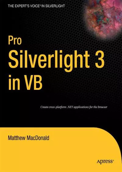 [FREE]-Pro Silverlight 3 in VB