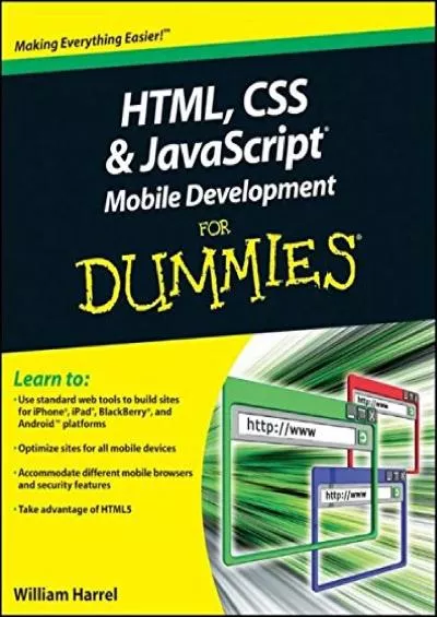 [DOWLOAD]-HTML, CSS, and JavaScript Mobile Development For Dummies