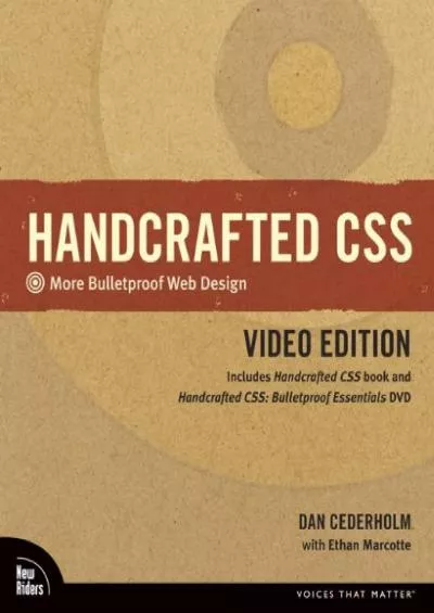 [PDF]-Handcrafted CSS: More Bulletproof Web Design: Video Edition