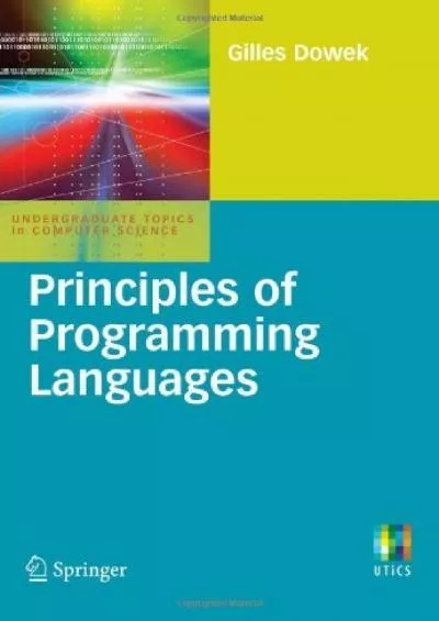 [FREE]-Principles of Programming Languages (Undergraduate Topics in Computer Science)