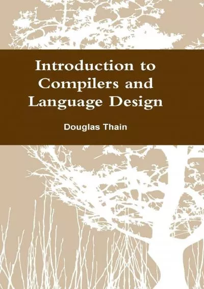 [BEST]-Introduction to Compilers and Language Design