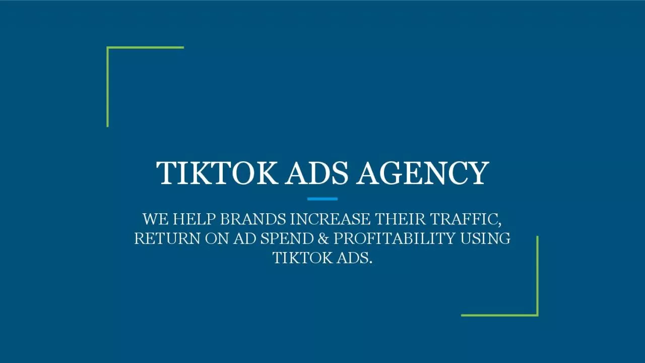 TIKTOK ADS AGENCY