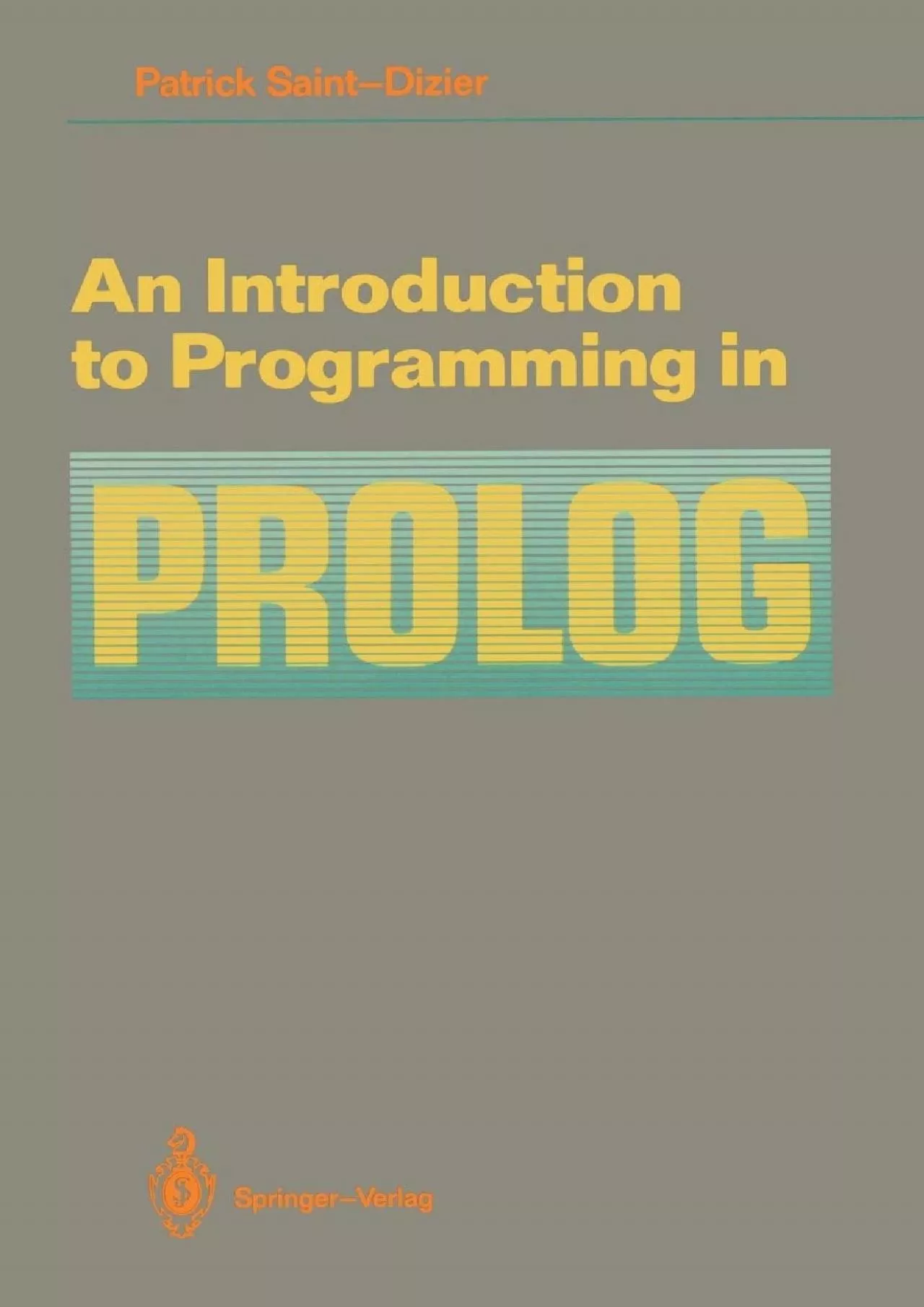[READING BOOK]-An Introduction to Programming in Prolog