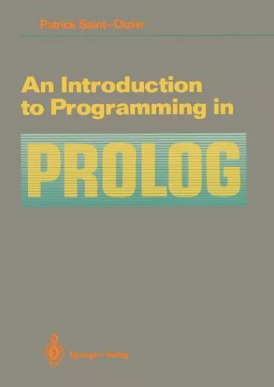 [READING BOOK]-An Introduction to Programming in Prolog