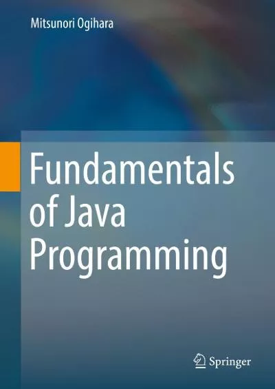 [eBOOK]-Fundamentals of Java Programming