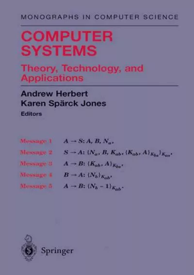 [READ]-Computer Systems: Theory, Technology, and Applications (Monographs in Computer