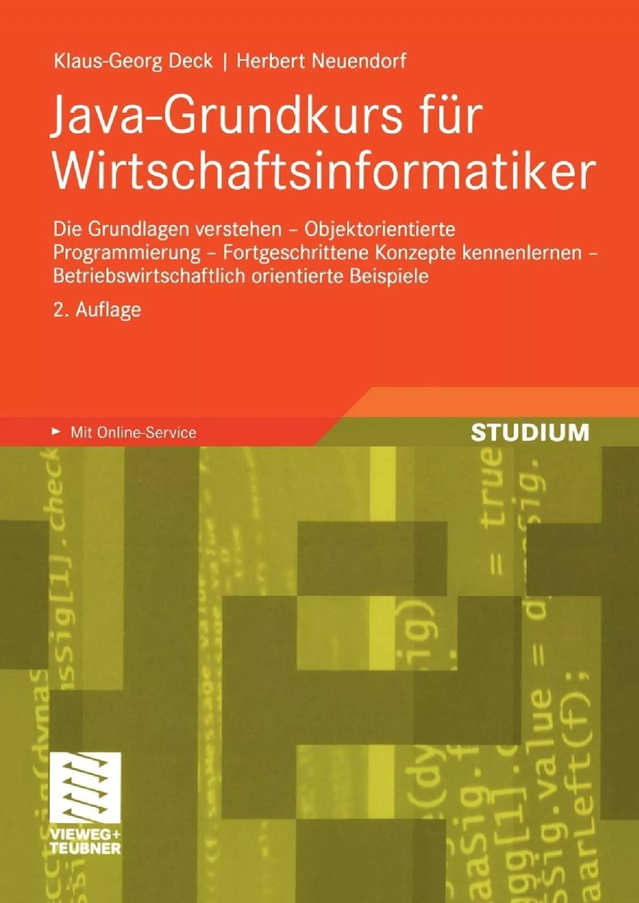 PDF-[FREE]-Java-Grundkurs für Wirtschaftsinformatiker: Die Grundlagen verstehen - Objektorientierte