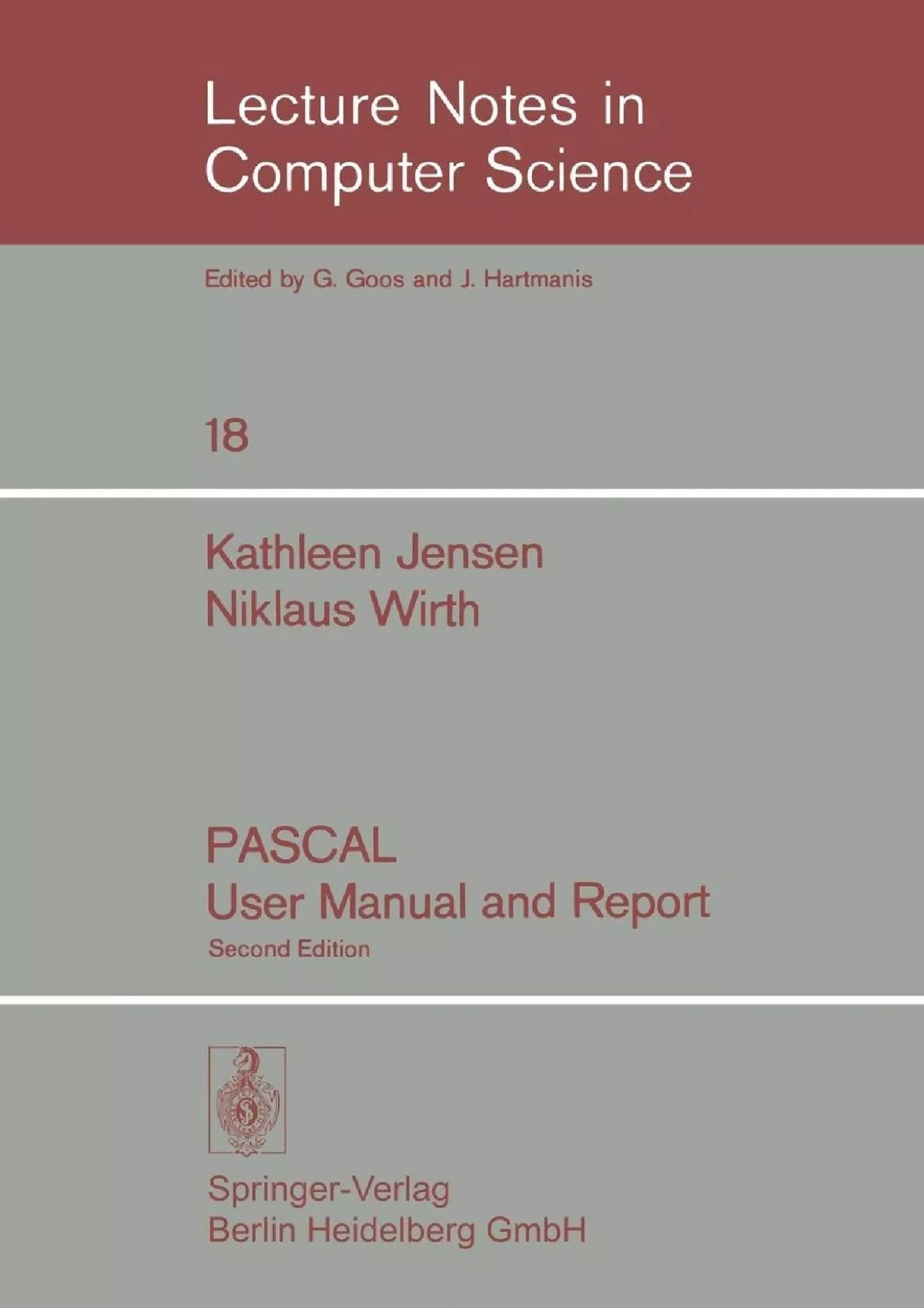 PDF-[BEST]-PASCAL User Manual and Report (Lecture Notes in Computer Science, 18)