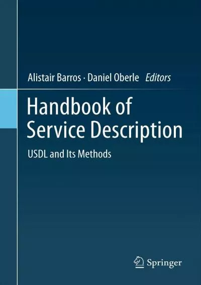 [READ]-Handbook of Service Description: USDL and Its Methods