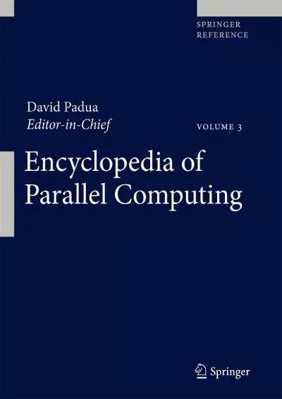 [FREE]-Encyclopedia of Parallel Computing