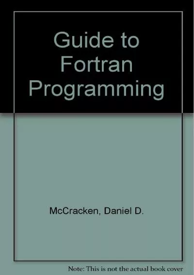 [eBOOK]-Guide to Fortran Programming